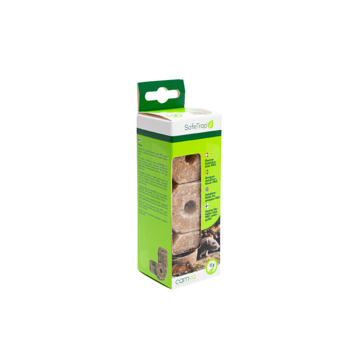 SafeTrap Gnaver detektorblok PRO 6-pk.